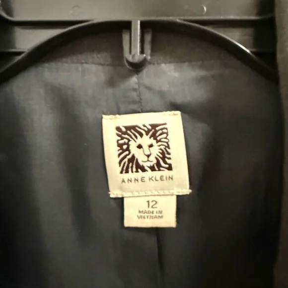 Anne Klein Charcoal Tailored Blazer - Picture 3 of 3